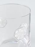 John Lewis Snowflake Icon Glass Tumbler, 360ml, Clear
