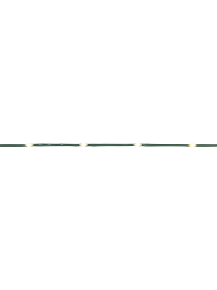 NOMA 200 Mini LED Flexwire Fit & Forget Outdoor String Lights, Warm White, White White