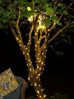 NOMA 200 Mini LED Flexwire Fit & Forget Outdoor String Lights, Warm White - view 2, White White