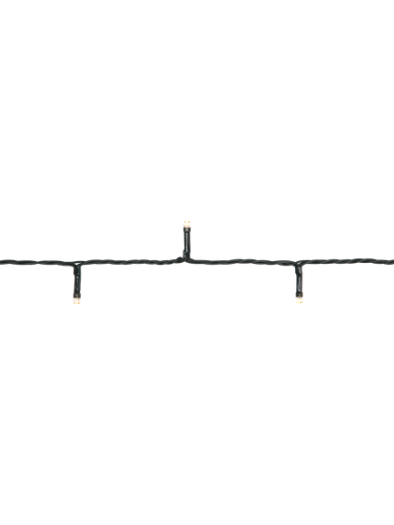 NOMA 240 Multi-Function Green Cable LED String Lights, Warm White, Green Mid