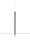 NOMA Frosted Shade Border Connectable Outdoor LED Stakelights, Set of 4, Black