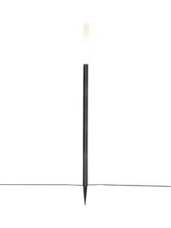 NOMA Frosted Shade Border Connectable Outdoor LED Stakelights, Set of 4, Black, Black Black