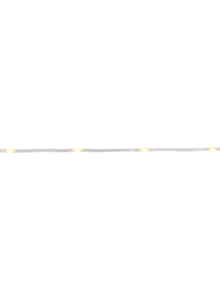 NOMA 400 Mini LED Flexwire Outdoor String Lights with Timer, Warm White, Clear Clear