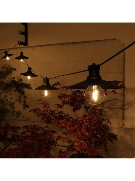 NOMA 6 LED Connecting Saucer Festoon Lights, Warm White, Black Black