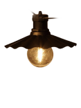 NOMA 6 LED Connecting Scallop Festoon Lights, Black