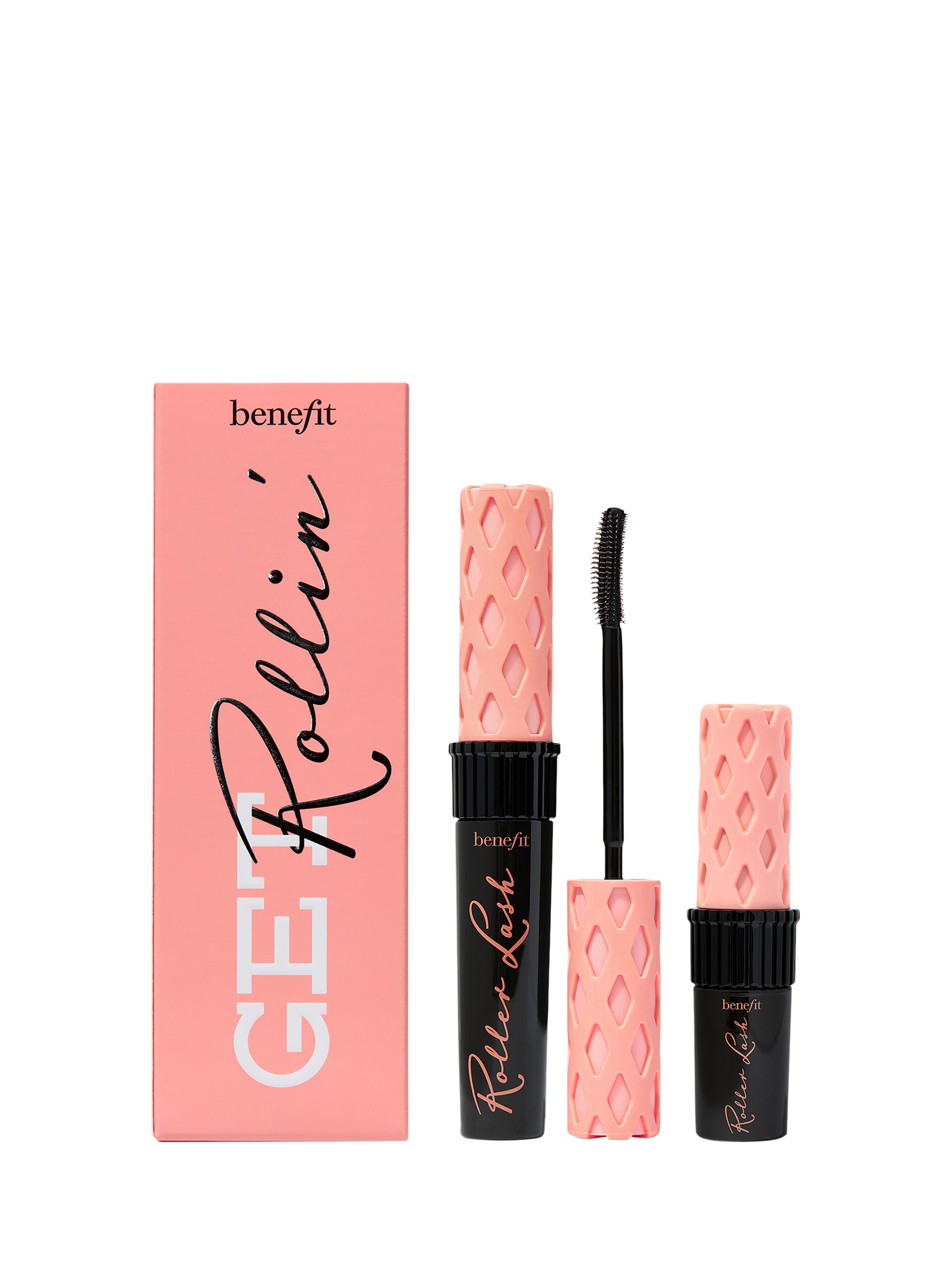 Product image 1 of 5, which shows Benefit Get Rollin' Roller Lash Mascara Makeup Gift Set