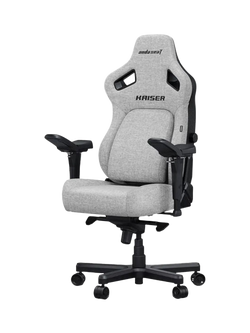 anda seaT Kaiser 4 XL Fabric Premium Gaming Chair, Grey, Grey