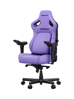 anda seaT Kaiser 4 XL PVC Leather Premium Gaming Chair, Purple, Purple