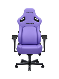 anda seaT Kaiser 4 PVC Leather Premium Gaming Chair, Purple