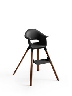 Stokke Clikk Highchair - view 2, Black/ Warm Brown