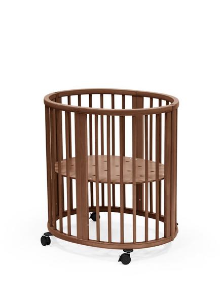 Stokke Sleepi V3 Mini Oval Crib, Warm Brown