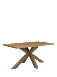 John Lewis Thornton Fixed Dining Table, Straight Edge, Solid Oak, Natural Oil