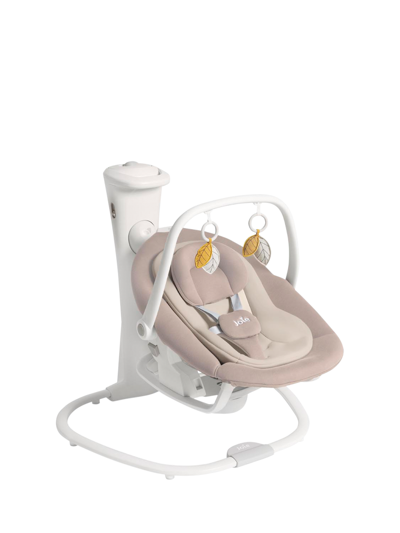Joie Baby Whimsy 2-in-1 Wind-Up Baby Swing, Almond