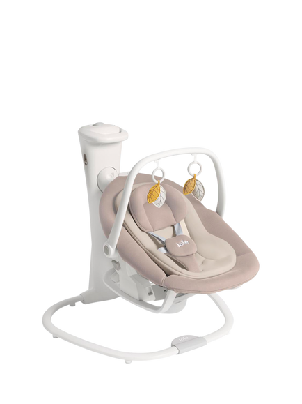 Joie Baby Whimsy 2-in-1 Wind-Up Baby Swing, Almond, Almond