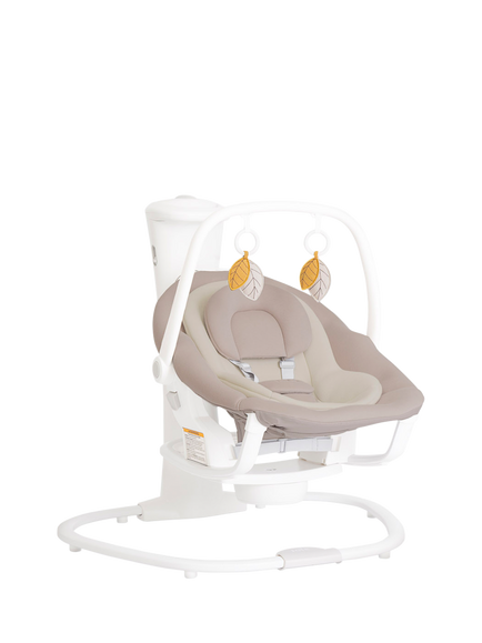 Joie Baby Whimsy 2-in-1 Wind-Up Baby Swing, Almond - view 2, Almond