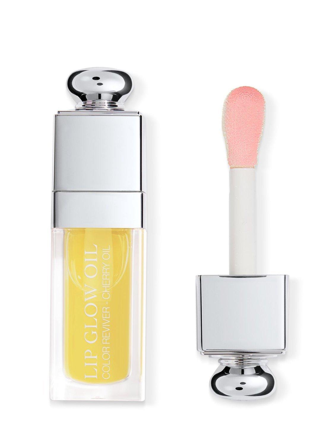Product image 1 of 4, which shows DIOR Limited Edition Addict Lip Glow Oil, 098 Lemon Glow
