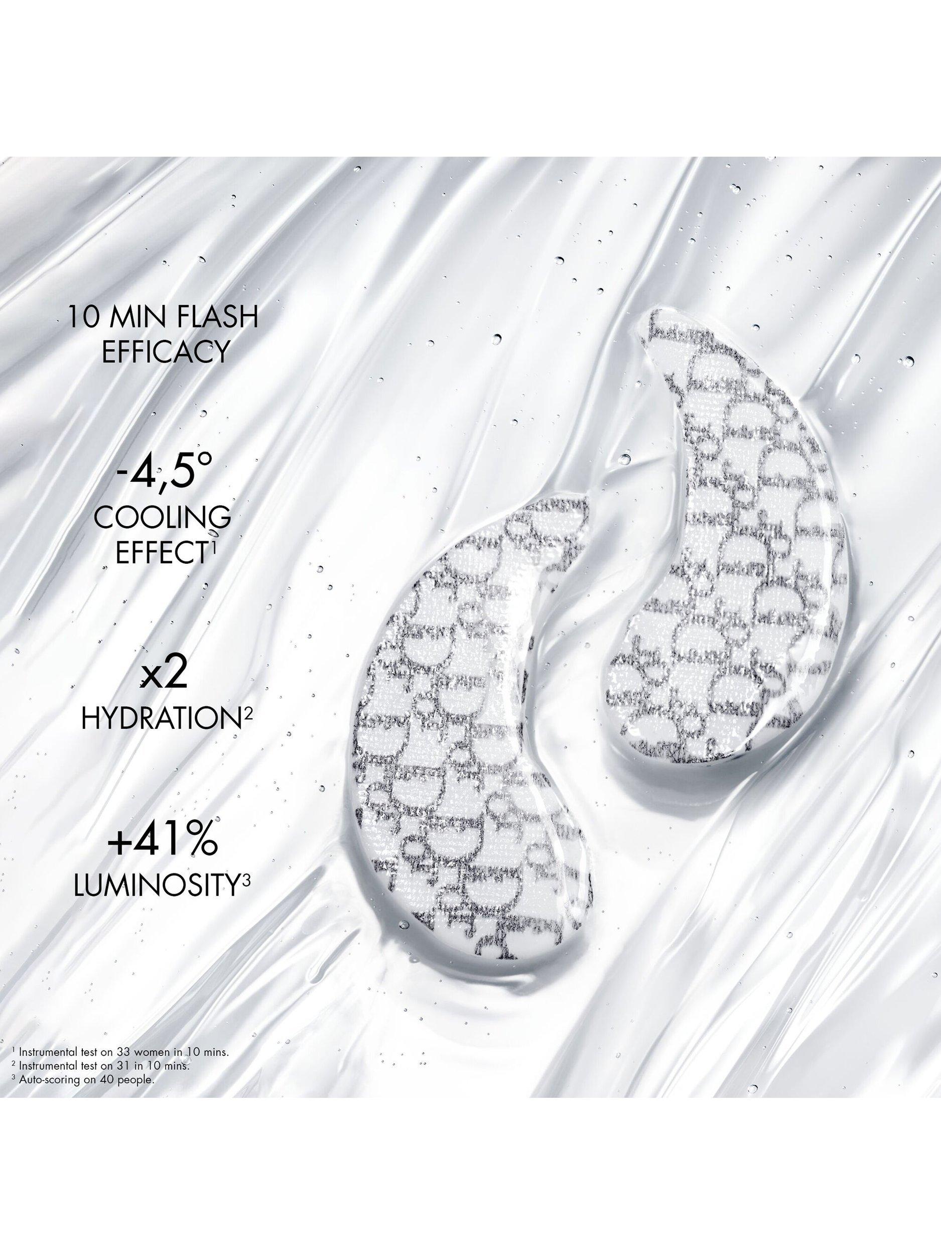 Product image 2 of 3, which shows DIOR Hydrating Eye Patches, x 5 Pairs