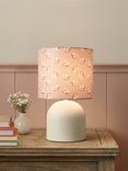 John Lewis Kids' Floral Bedside Lamp, Greige