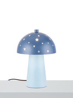 John Lewis Kids' Starry Bedside Lamp, Lake Blue/Haze Blue, Lake Blue/ Haze Blue