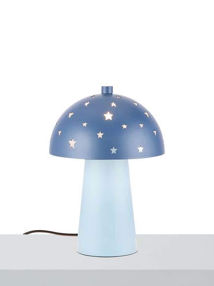 John Lewis Kids' Starry Bedside Lamp, Lake Blue/Haze Blue, Lake Blue/ Haze Blue