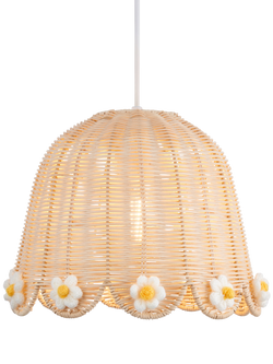 John Lewis Kids' Eliza Daisy Lampshade, Natural
