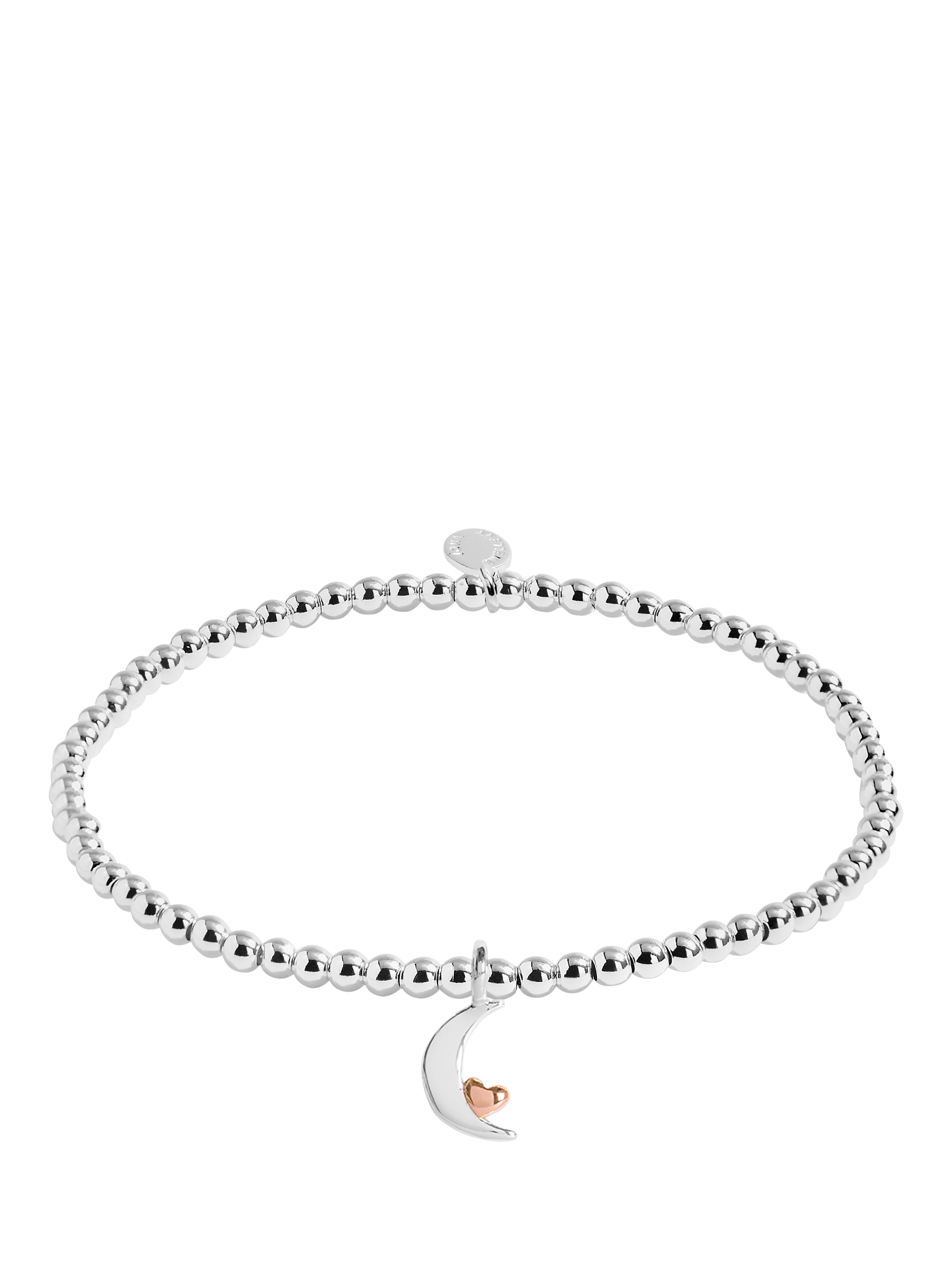 Product image 1 of 3, which shows Joma Jewellery  A Little Love You To The Moon Bracelet, Silver