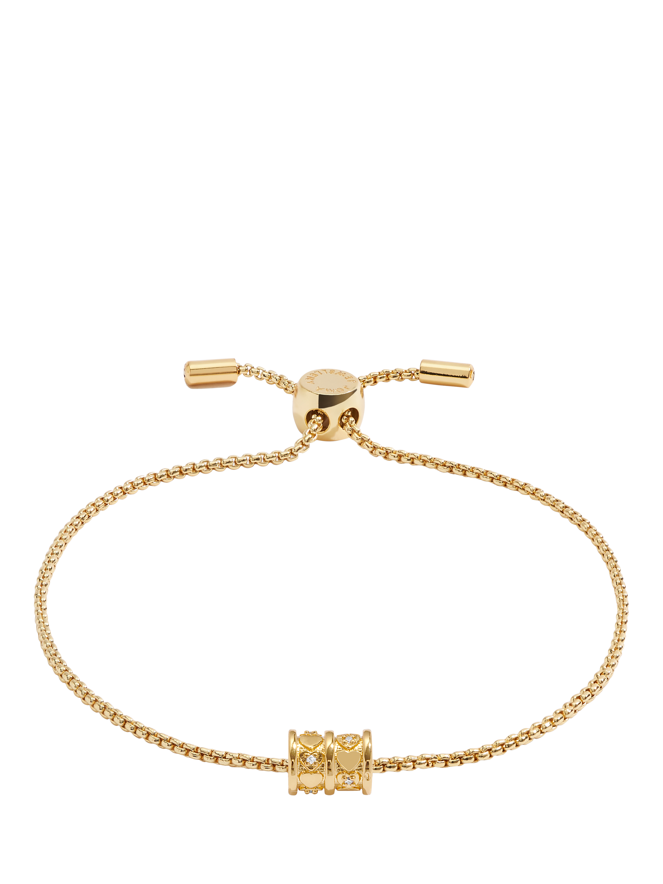 Product image 1 of 4, which shows Joma Jewellery Style Stories Barrel Charm Bracelet, Gold