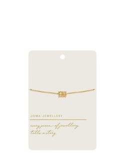 Joma Jewellery Style Stories Barrel Charm Bracelet, Gold - view 2, Gold