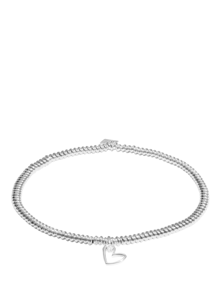 Joma Jewellery Lab Grown Diamond A Little With Love Bracelet, Silver, Silver