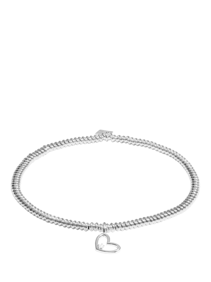 Joma Jewellery Lab Grown Diamond A Little Happy 18th Birthday Bracelet, Silver, Silver