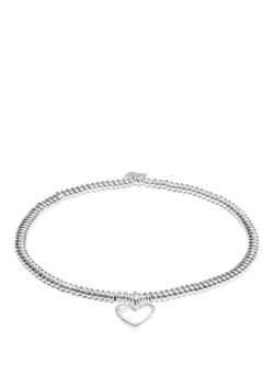 Joma Jewellery Lab Grown Diamond A Little Happy 30th Birthday Bracelet, Silver, Silver