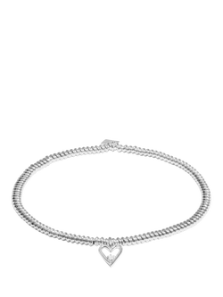 Joma Jewellery Lab Grown Diamond A Little Happy 16th Birthday Bracelet, Silver, Silver