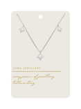 Joma Jewellery Scatter Charm Necklace, Silver