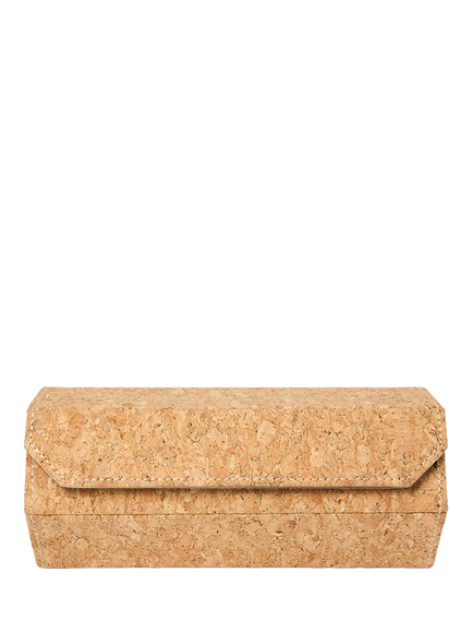 WOLF Cortica Cork Triple Hexagonal Watch Roll, Natural, Natural