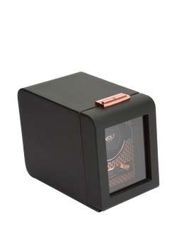 WOLF Axis Vegan Leather 1 Module Watch Winder - view 2, Copper