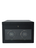 WOLF British Racing Vegan Leather 2 Module Watch Winder With Storage