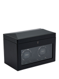 WOLF British Racing Vegan Leather 2 Module Watch Winder With Storage