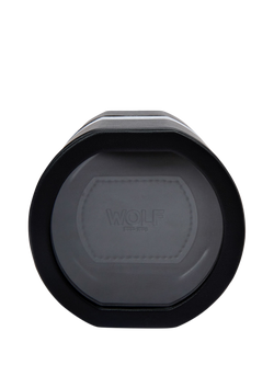 WOLF Rocket Travel Watch Winder, Black, Black