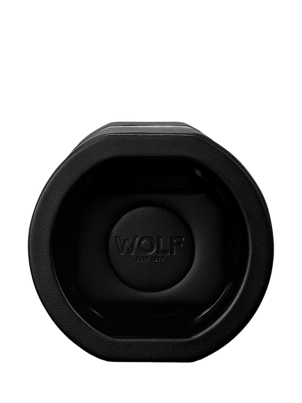 WOLF Rocket Travel Watch Winder, Black, Black