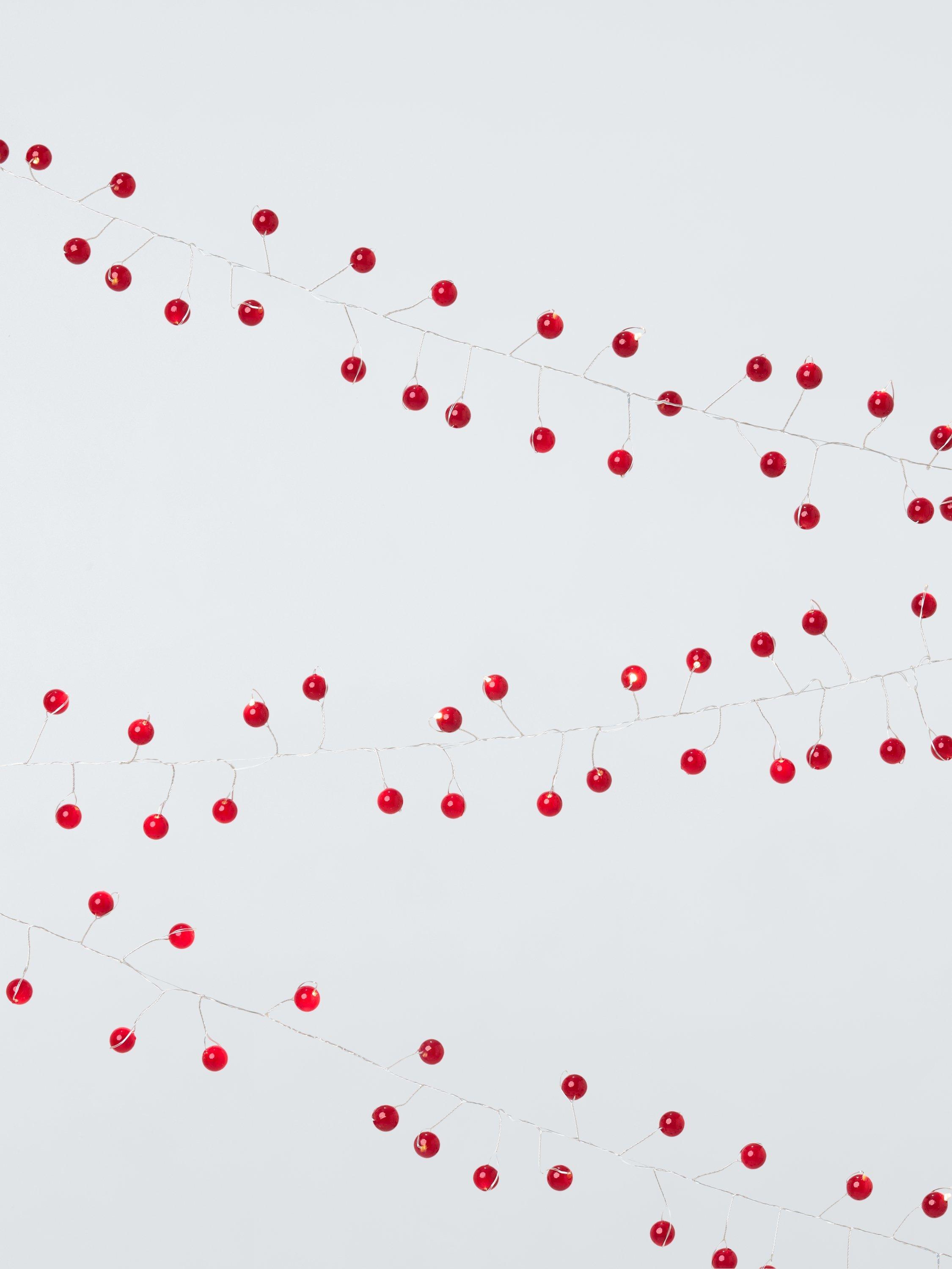 John Lewis Battery Operated 80 Micro LED Berry Lights