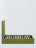 John Lewis Eaton Ottoman Storage Upholstered Bed Frame, Double, Deep Velvet Olive