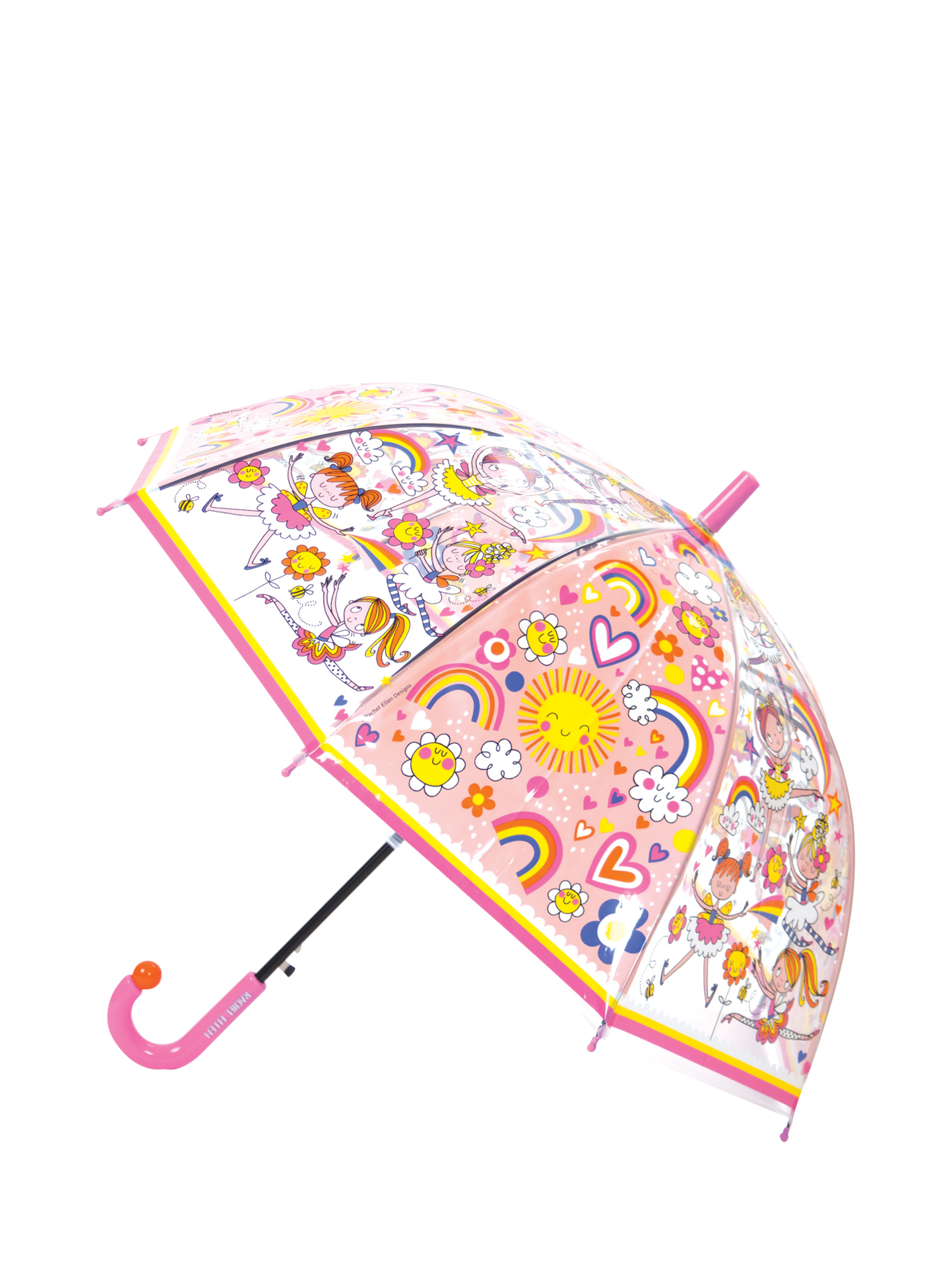 Product image 1 of 8, which shows Rachel Ellen Kids' Fairy Ballerina Umbrella, Multi