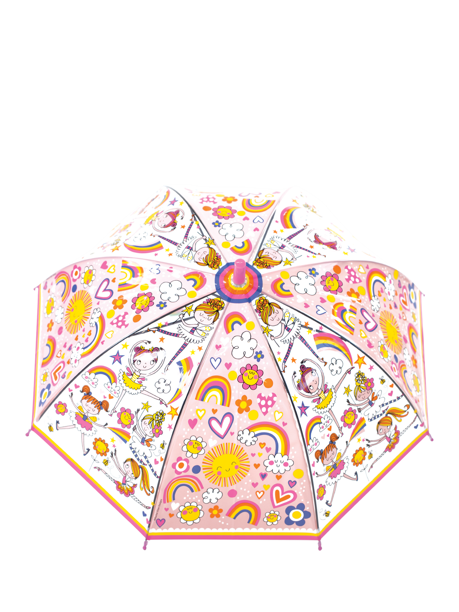 Product image 2 of 8, which shows Rachel Ellen Kids' Fairy Ballerina Umbrella, Multi