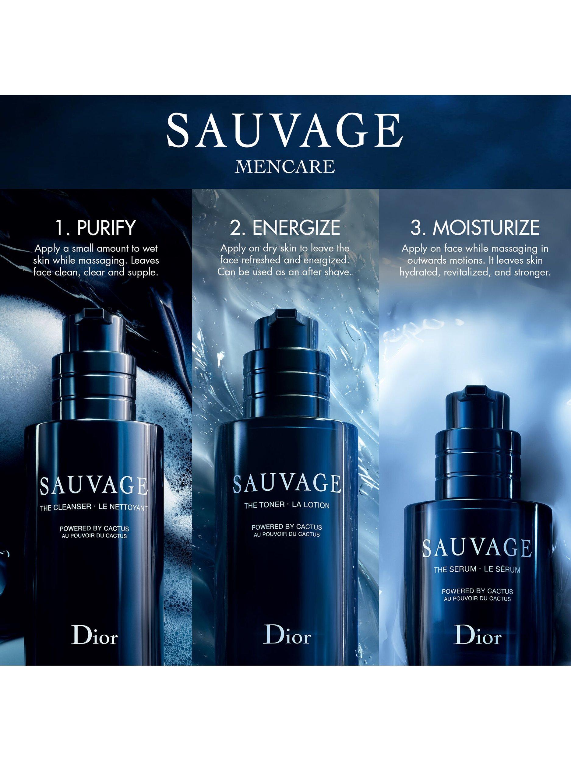 Product image 3 of 5, which shows DIOR Sauvage Men's Skincare Ritual Gift Set