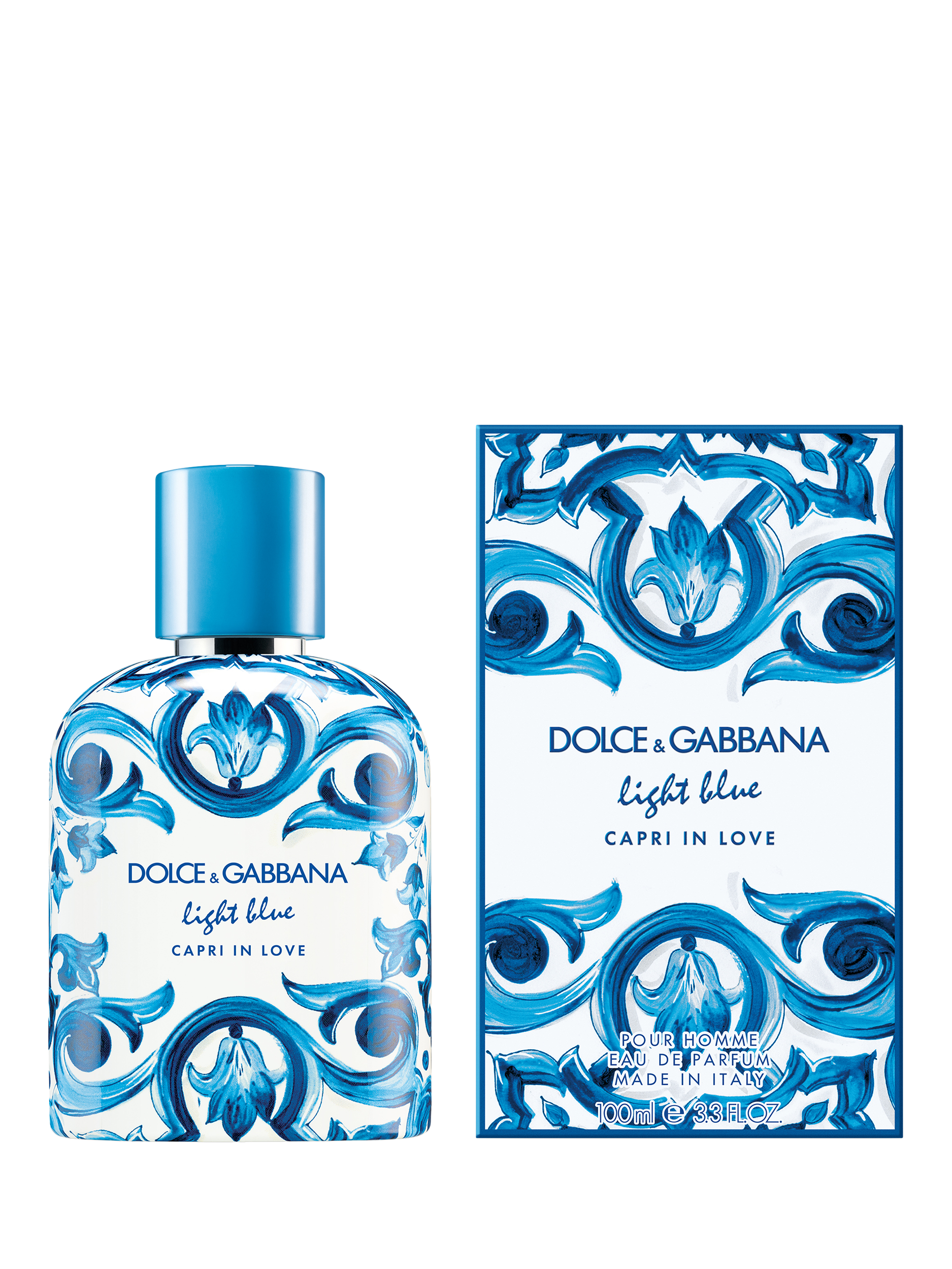 Product image 2 of 7, which shows Dolce & Gabbana Light Blue Capri In Love Pour Homme Eau de Parfum, 100ml