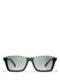 CHANEL Rectangular Sunglasses CH5548Q, Green