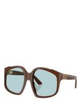 Miu Miu A07S24 Square Sunglasses, Brown