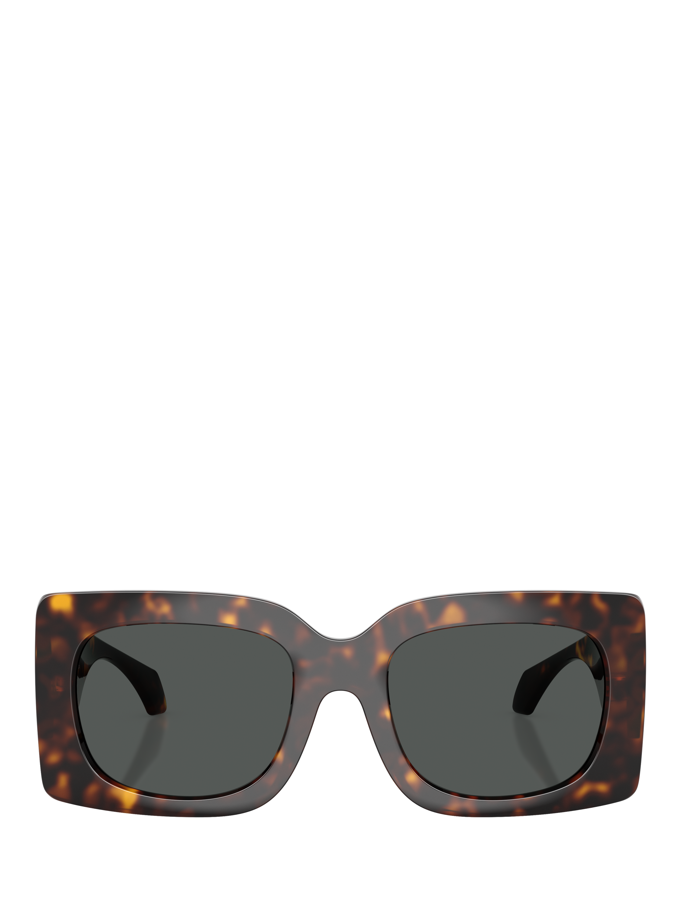 Product image 2 of 5, which shows Versace VE4496U Women's Signature Square Sunglasses, Tortoise/Grey