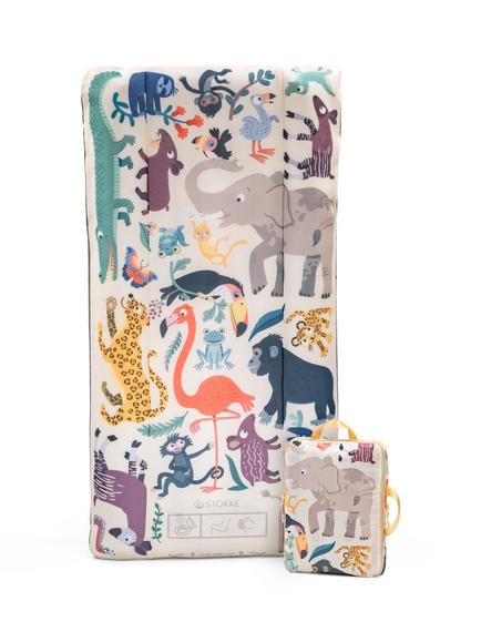 Stokke Jetkids Cloudsleeper InflatableTravel Bed, Animal Family