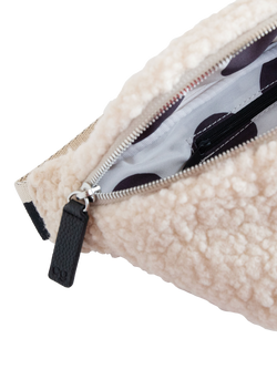 Caroline Gardner Borg Slim Crossbody Bag, Natural - view 2, Natural